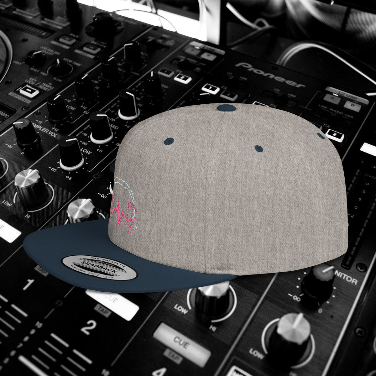 DJ Pulse Flat Bill Snapback Beatwave Cap
