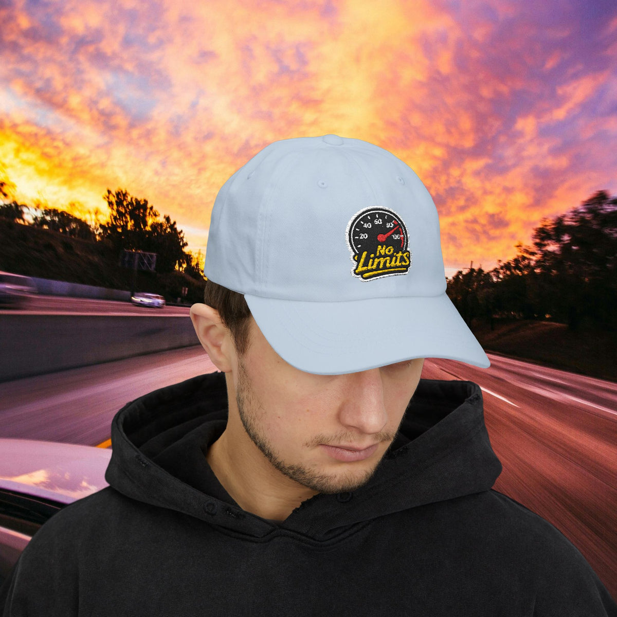 No Limits Dad Cap — Speedometer Hat