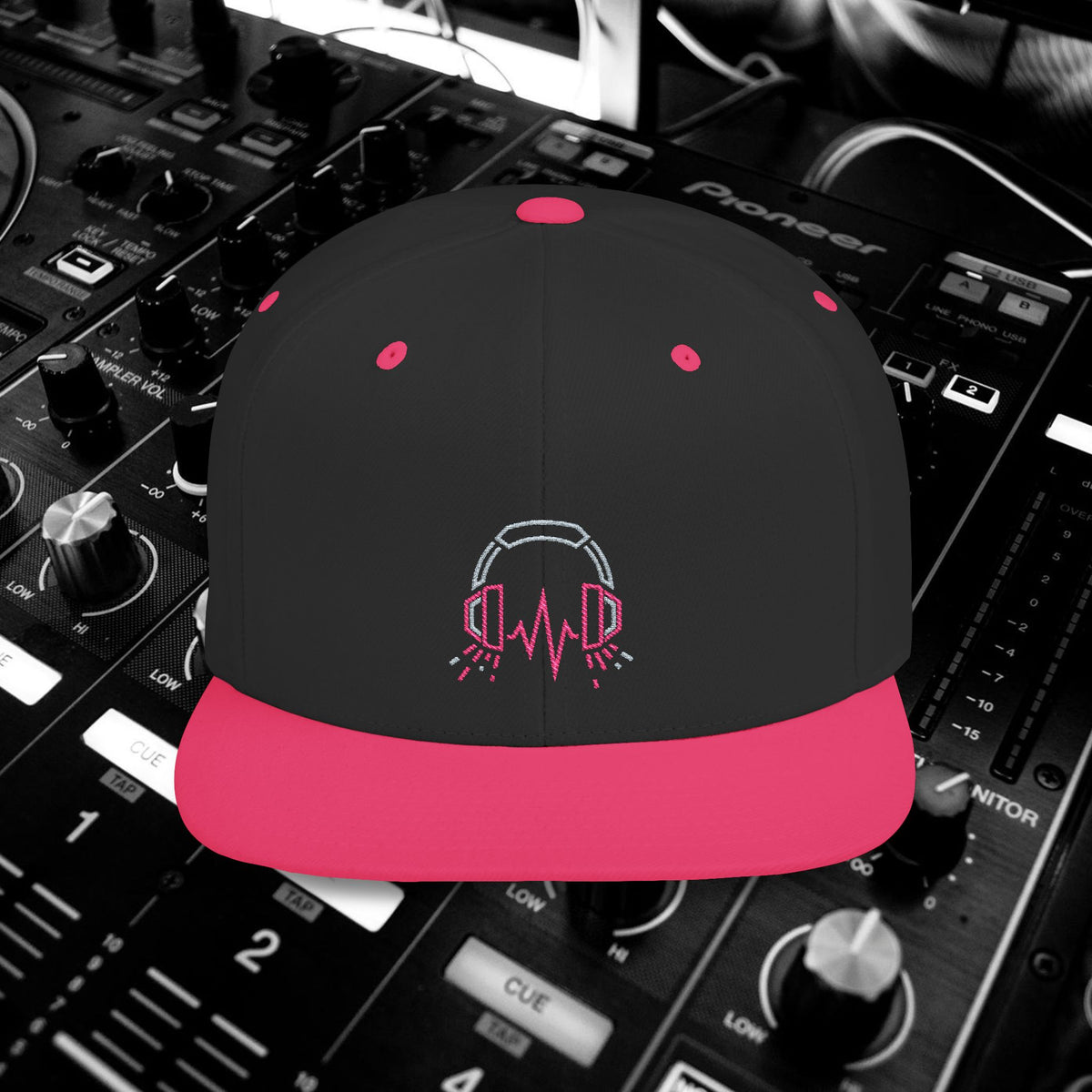 DJ Pulse Flat Bill Snapback Beatwave Cap