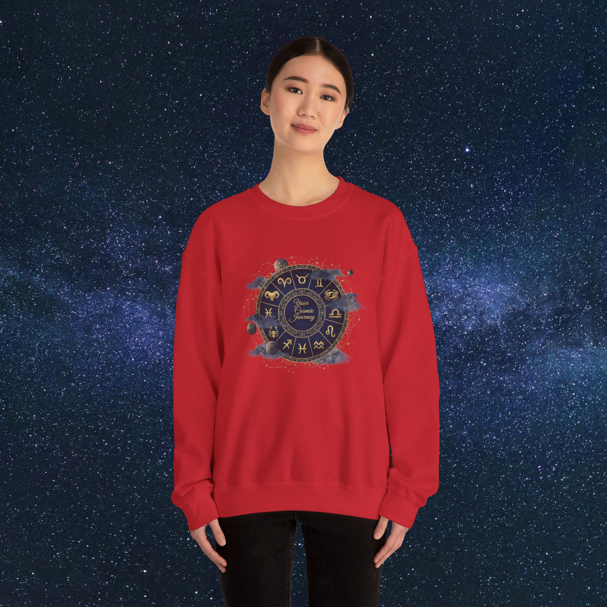 Zodiac Wheel Crewneck Sweatshirt