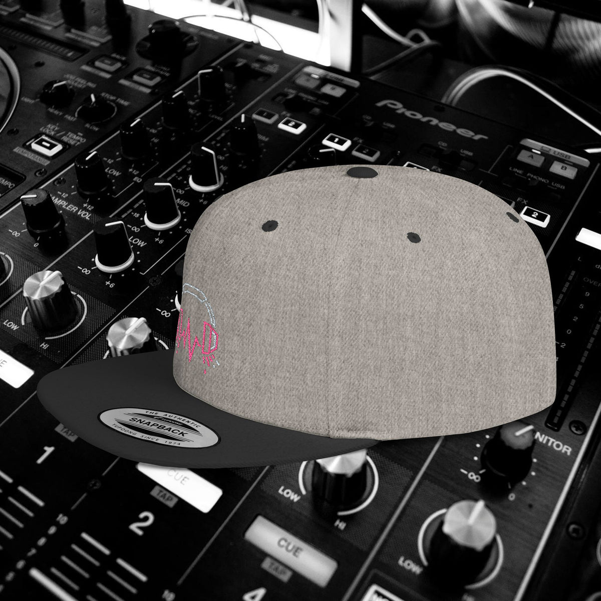 DJ Pulse Flat Bill Snapback Beatwave Cap