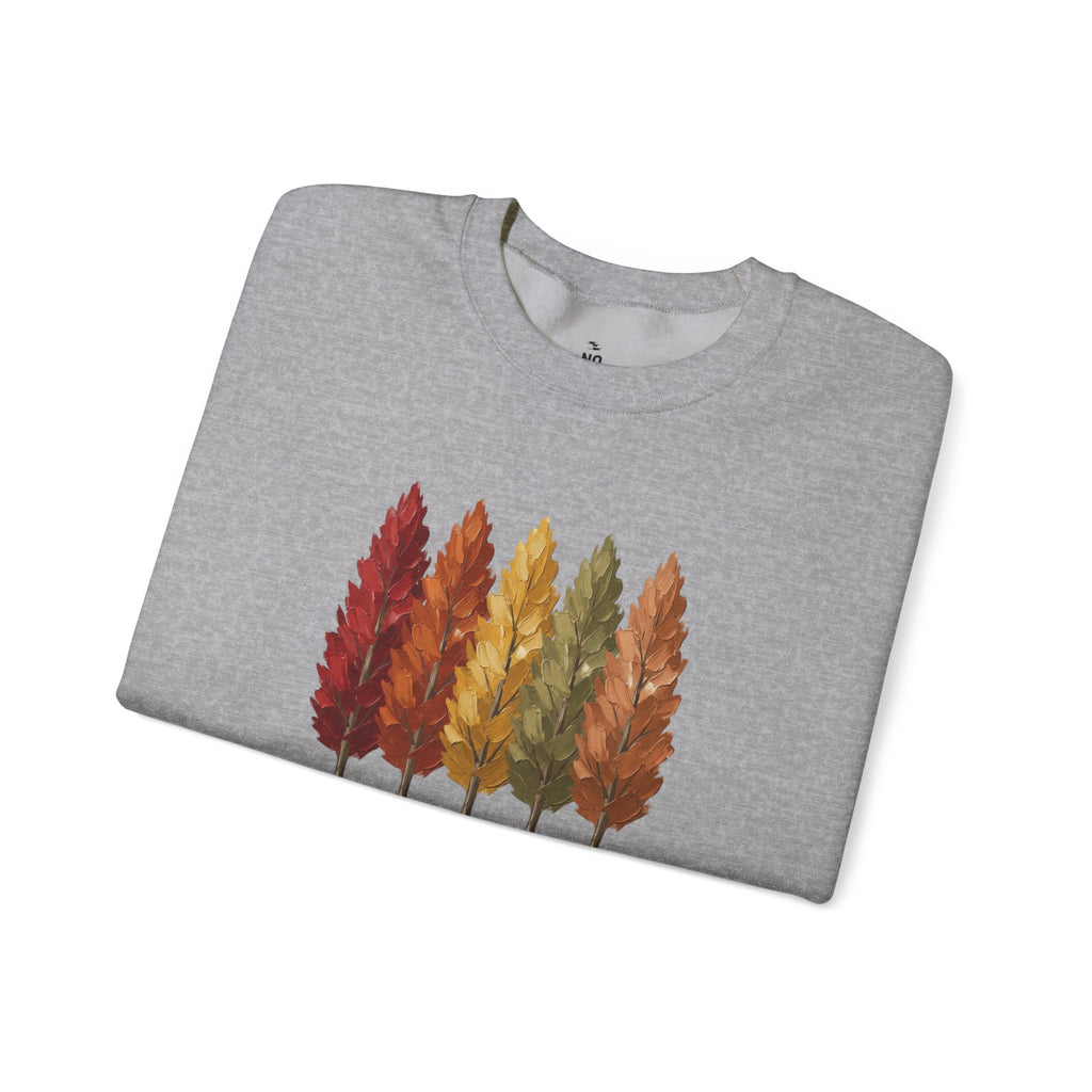 Fall Trees Sweatshirt |  Autumn Harvest Crewneck