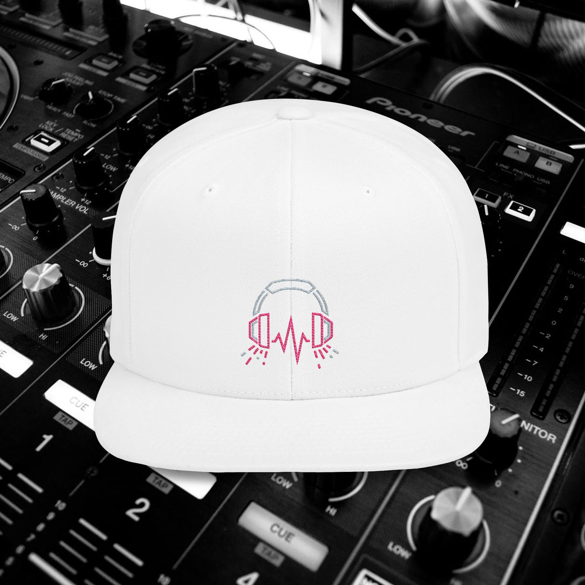 DJ Pulse Flat Bill Snapback Beatwave Cap