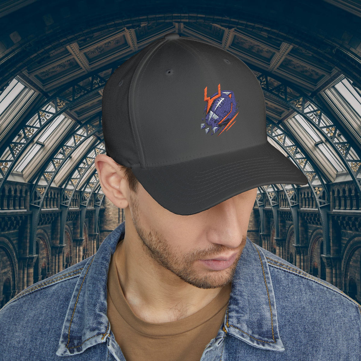 Embroidered Meteor Bolt Cap
