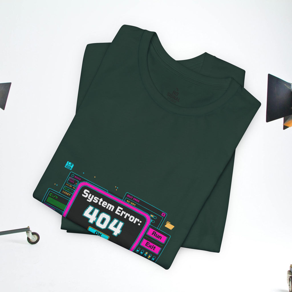 System 404| Retro OS Error Shirt