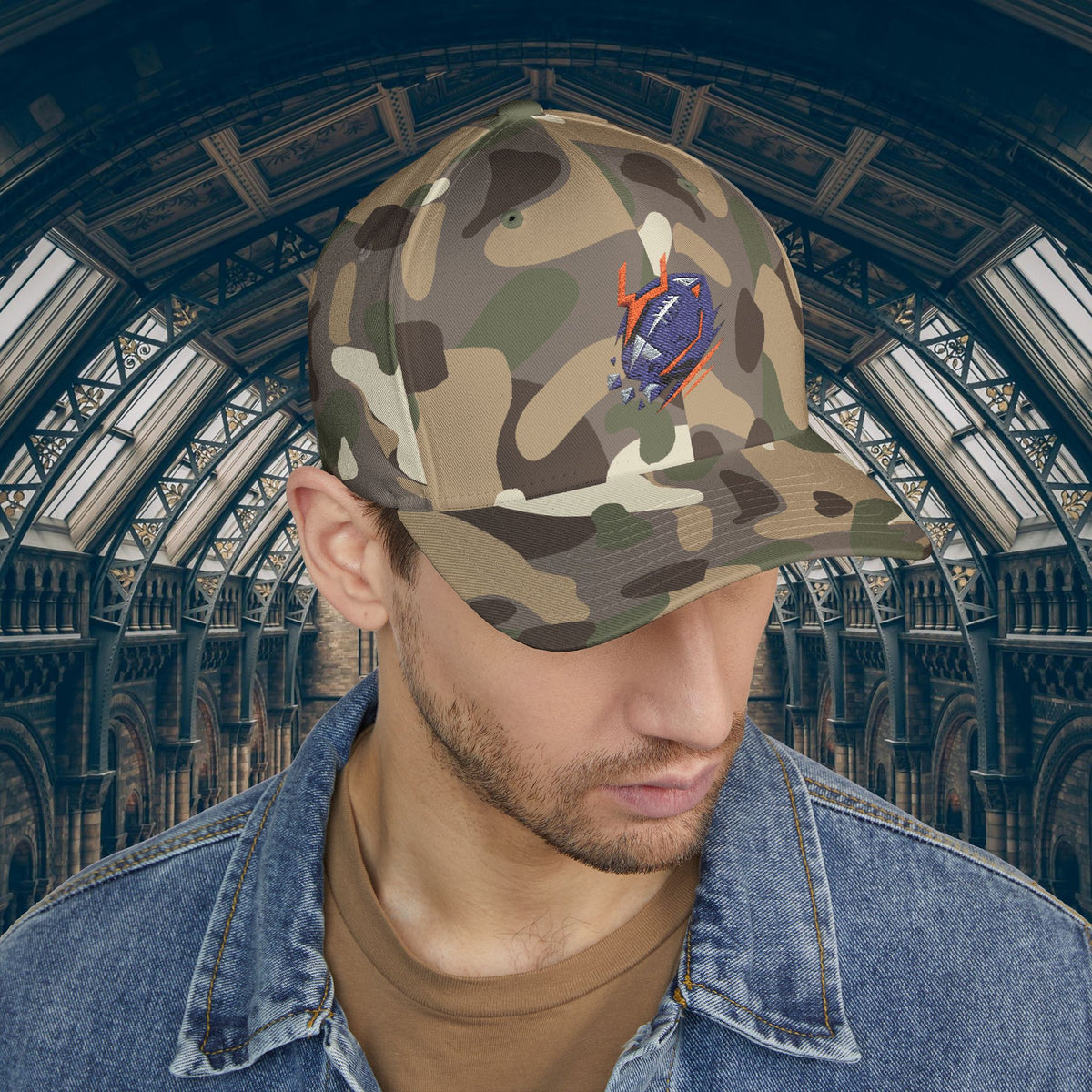 Embroidered Meteor Bolt Cap