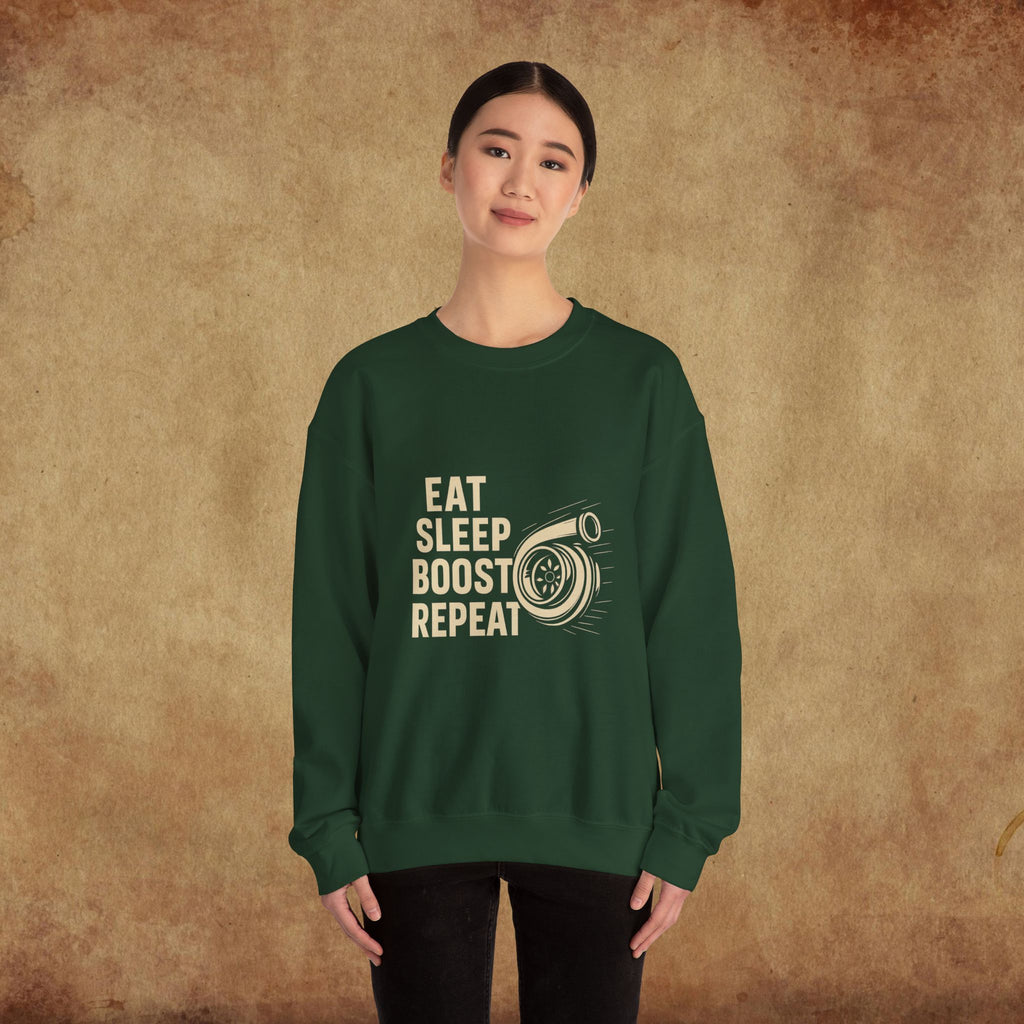 Eat Sleep Boost Repeat Crewneck Sweatshirt