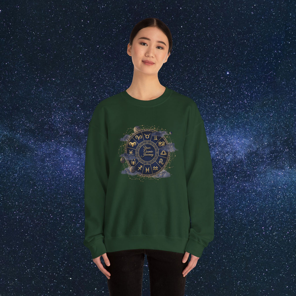 Zodiac Wheel Crewneck Sweatshirt
