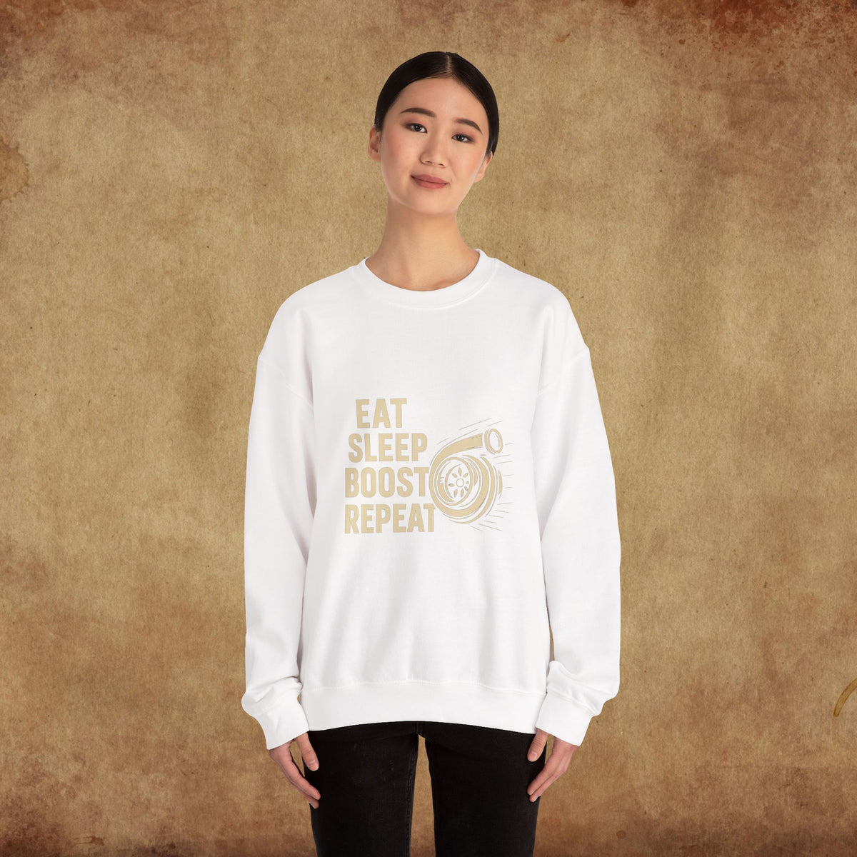 Eat Sleep Boost Repeat Crewneck Sweatshirt