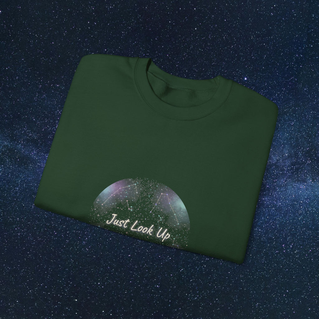 Just look up || Crewneck Sweatshirt