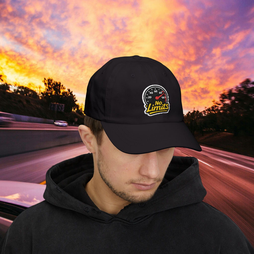 No Limits Dad Cap — Speedometer Hat