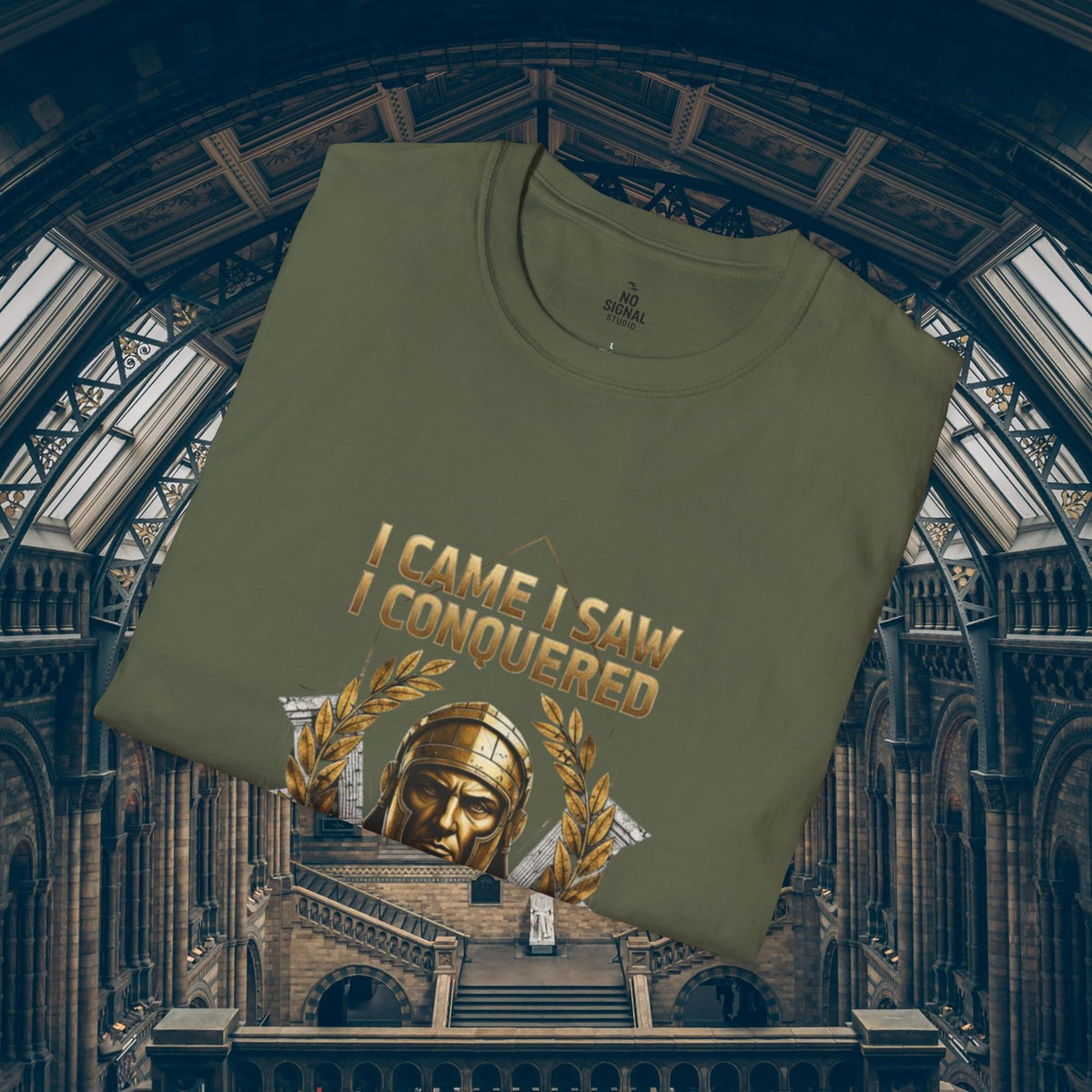 "I Came I Saw I Conquered" Roman Warrior Tee