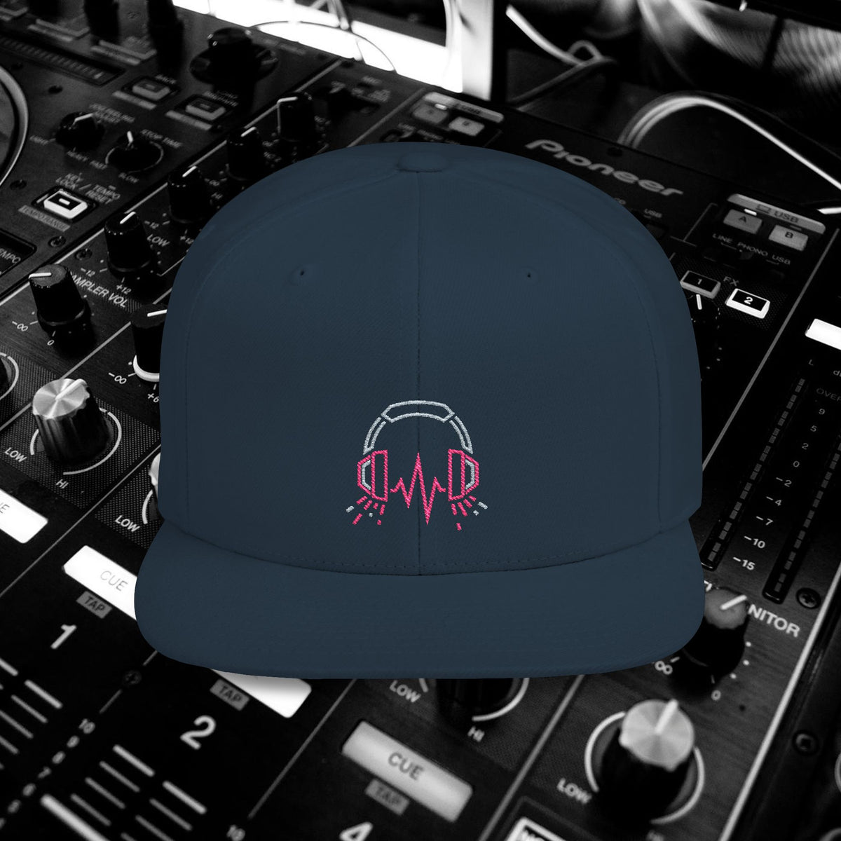 DJ Pulse Flat Bill Snapback Beatwave Cap