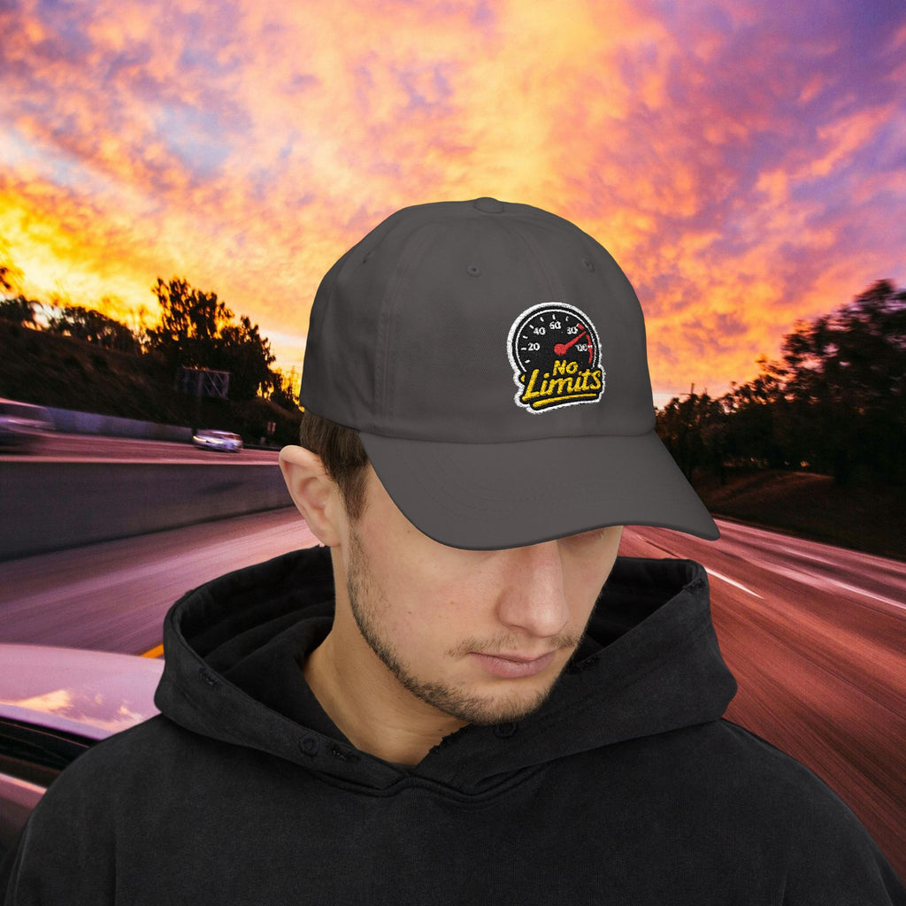 No Limits Dad Cap — Speedometer Hat