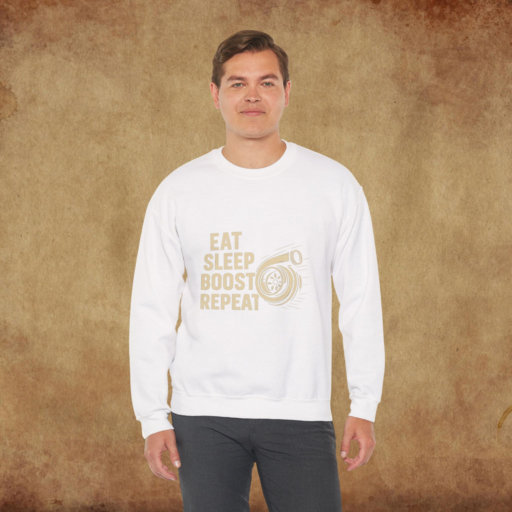 Eat Sleep Boost Repeat Crewneck Sweatshirt