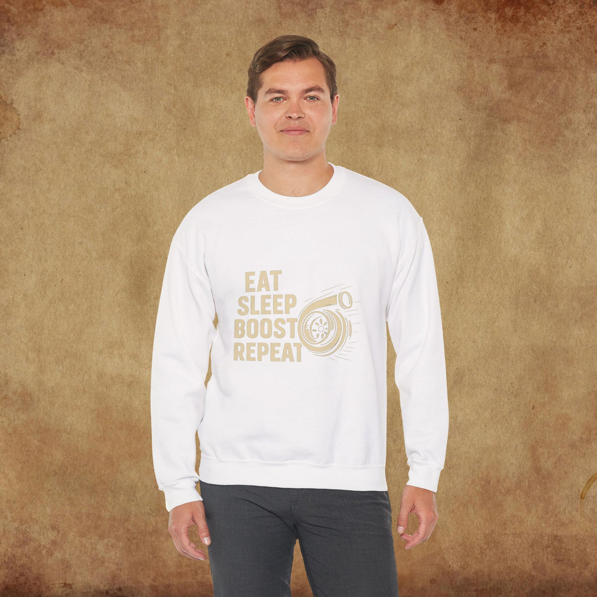 Eat Sleep Boost Repeat Crewneck Sweatshirt