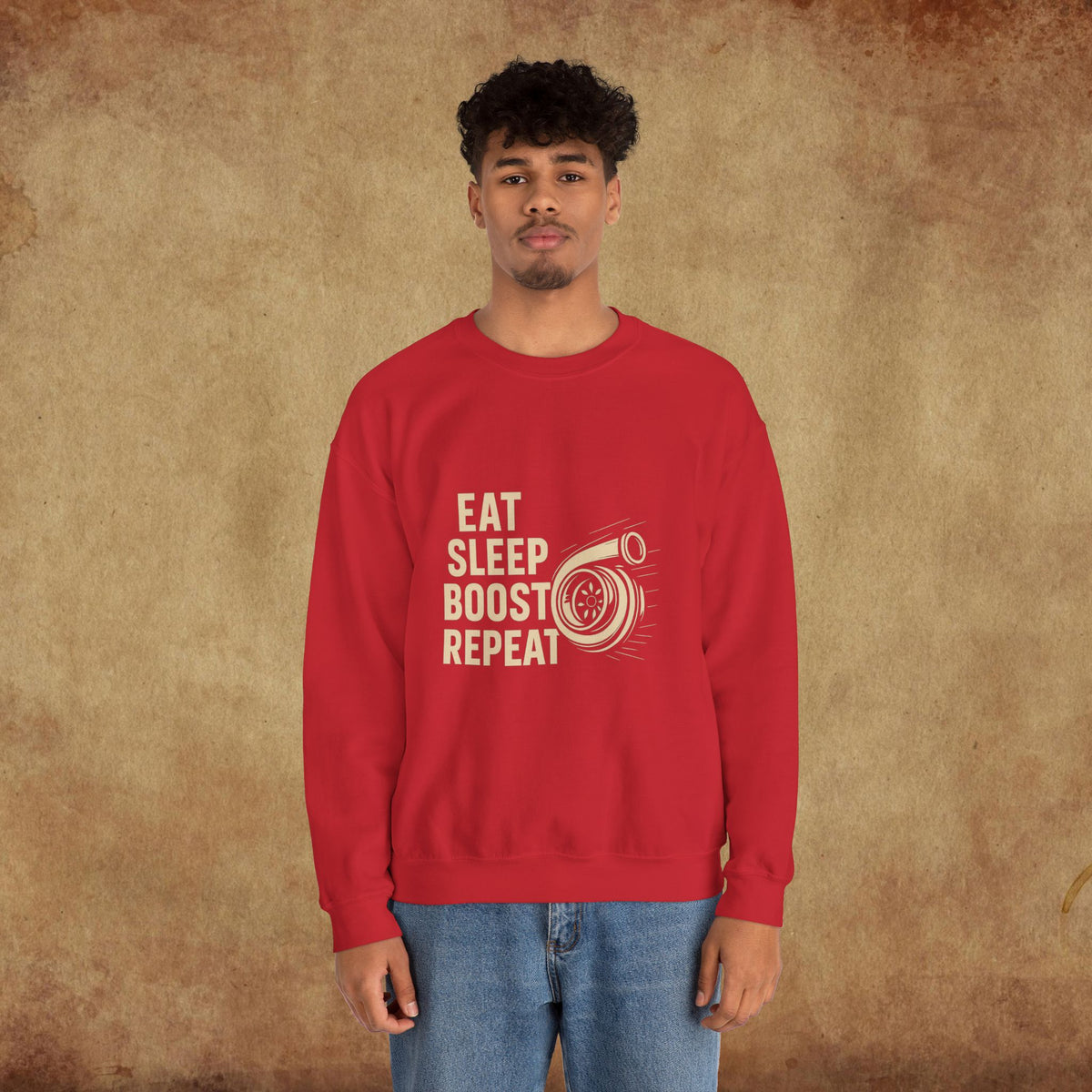 Eat Sleep Boost Repeat Crewneck Sweatshirt