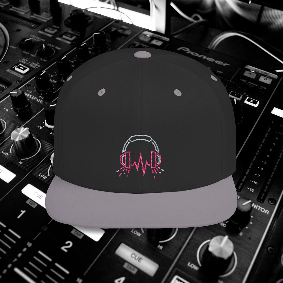 DJ Pulse Flat Bill Snapback Beatwave Cap