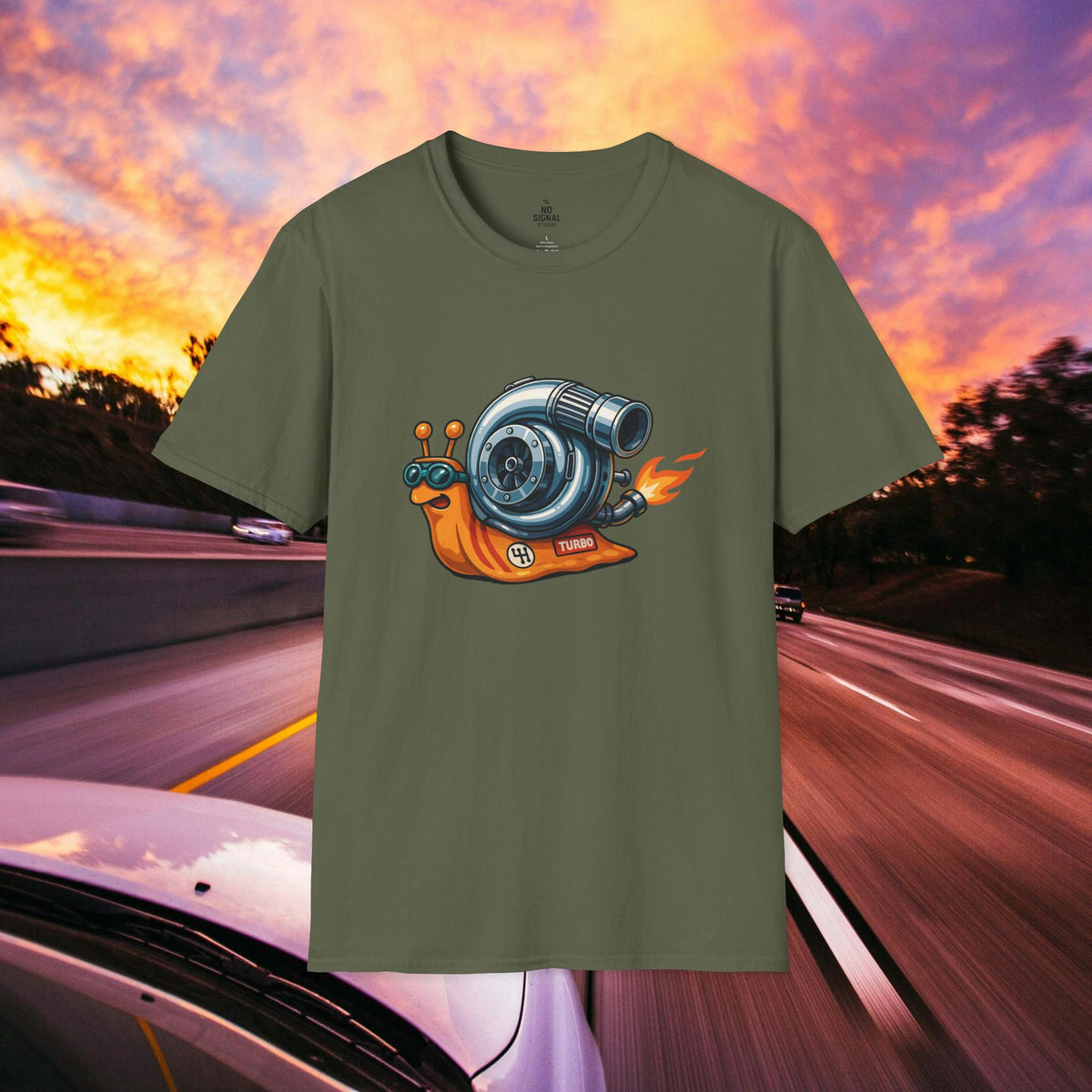 Turbo Snail T-Shirt — Racing Turbocharger Tee