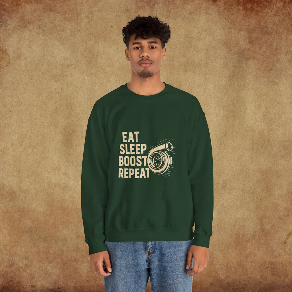 Eat Sleep Boost Repeat Crewneck Sweatshirt