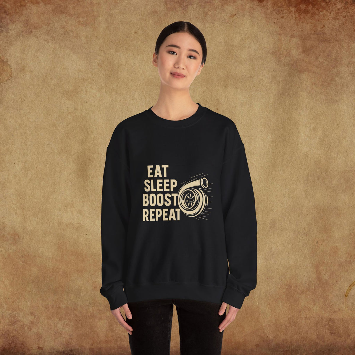 Eat Sleep Boost Repeat Crewneck Sweatshirt