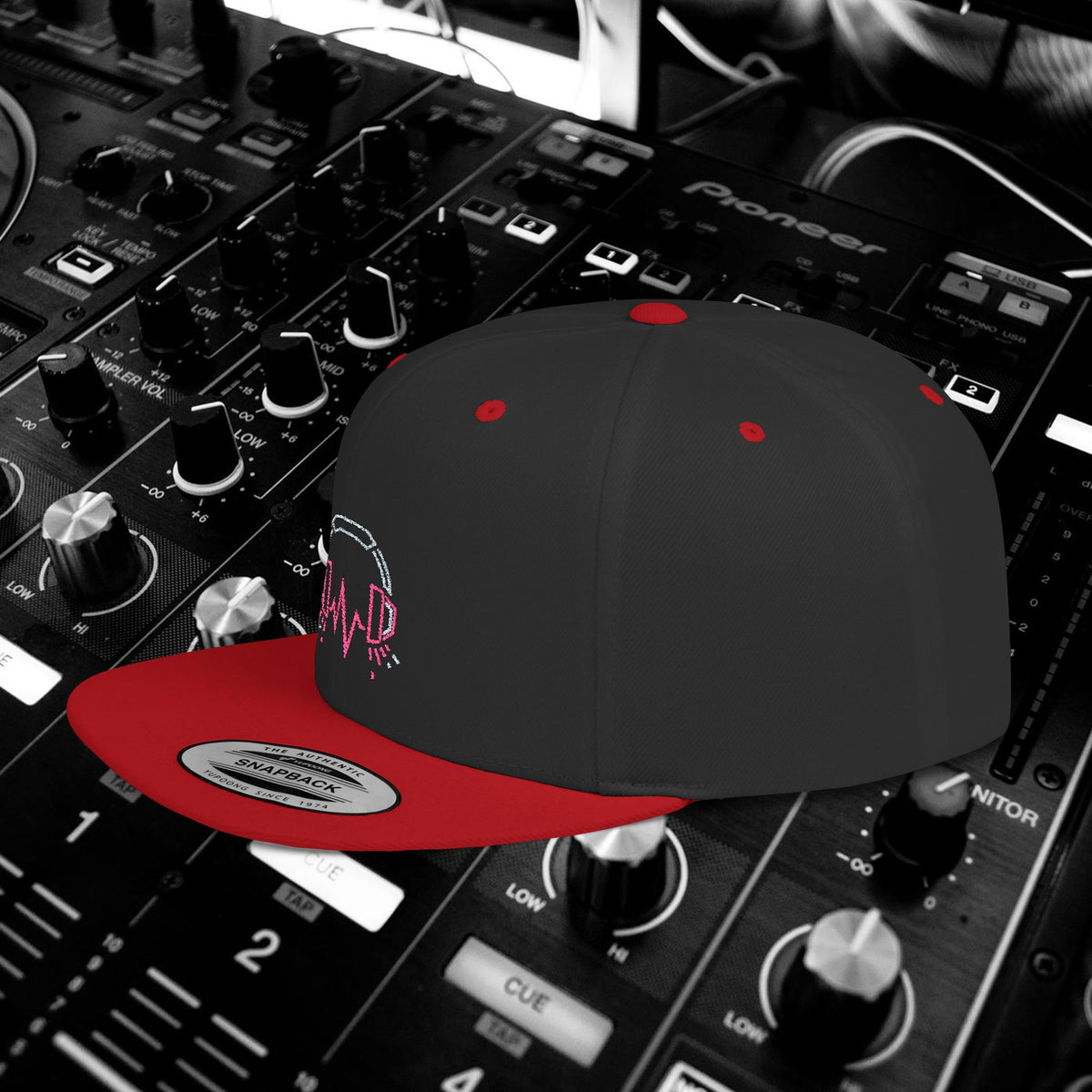 DJ Pulse Flat Bill Snapback Beatwave Cap