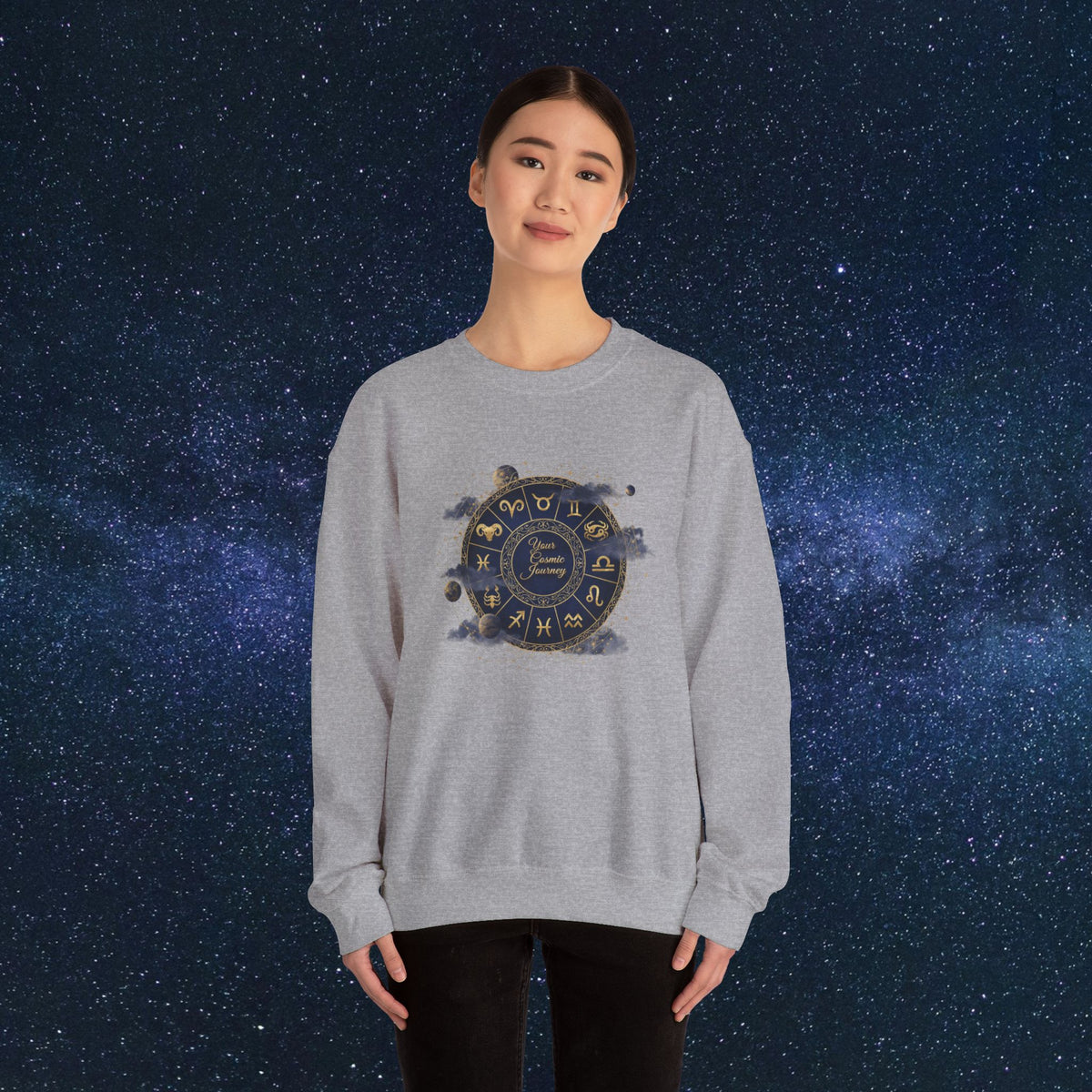 Zodiac Wheel Crewneck Sweatshirt