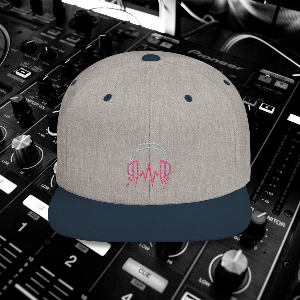DJ Pulse Flat Bill Snapback Beatwave Cap