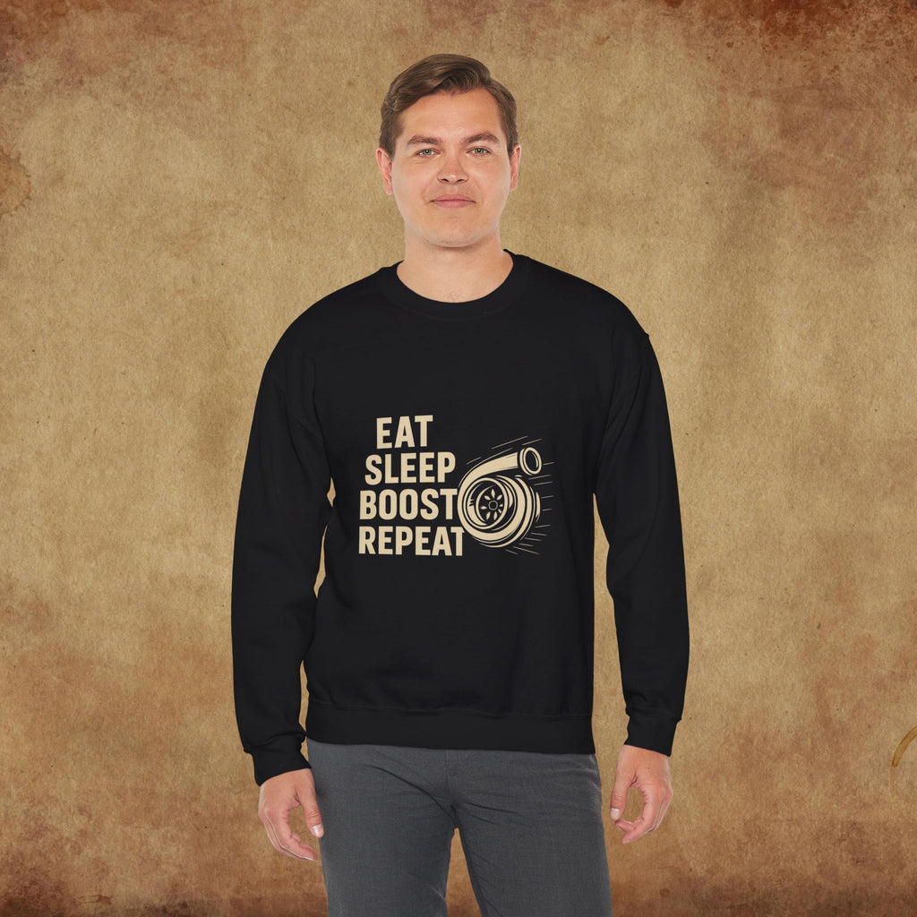 Eat Sleep Boost Repeat Crewneck Sweatshirt