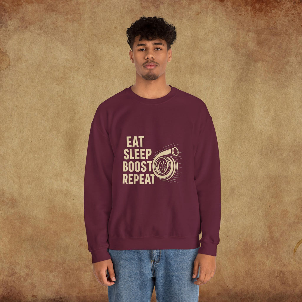 Eat Sleep Boost Repeat Crewneck Sweatshirt