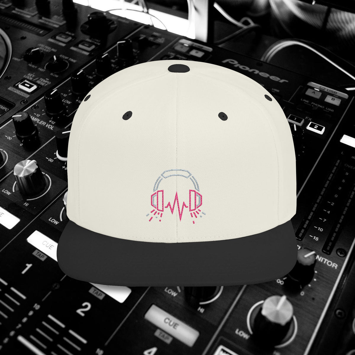 DJ Pulse Flat Bill Snapback Beatwave Cap