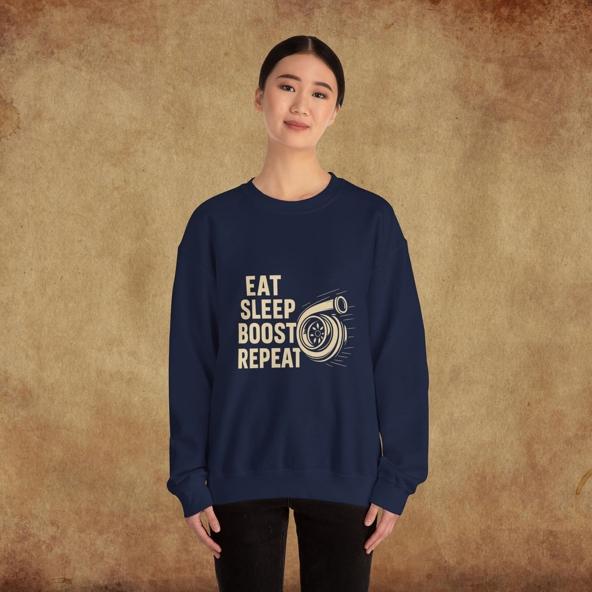 Eat Sleep Boost Repeat Crewneck Sweatshirt