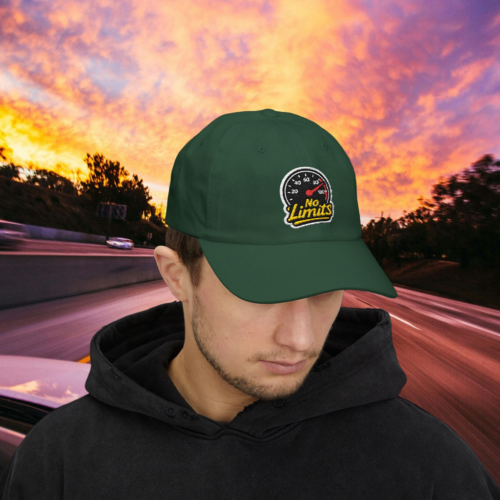 No Limits Dad Cap — Speedometer Hat