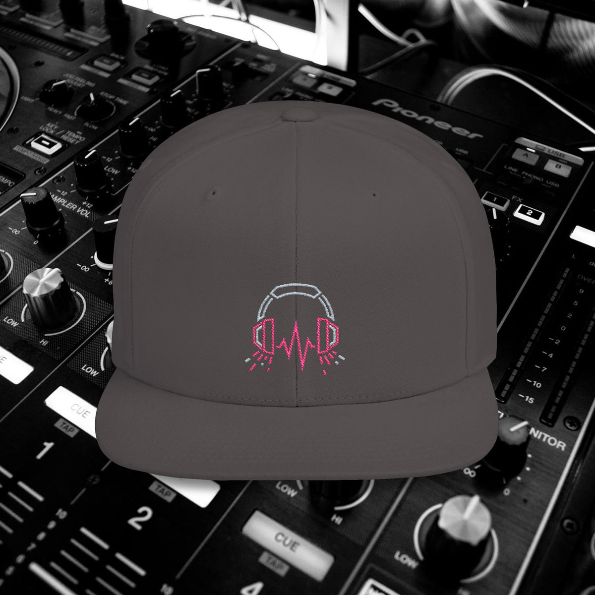 DJ Pulse Flat Bill Snapback Beatwave Cap