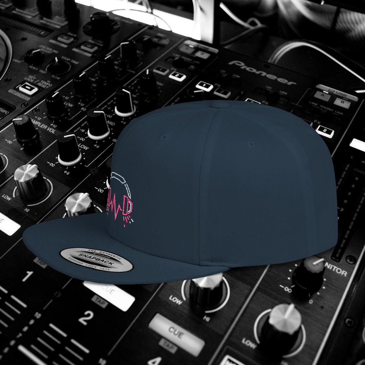 DJ Pulse Flat Bill Snapback Beatwave Cap