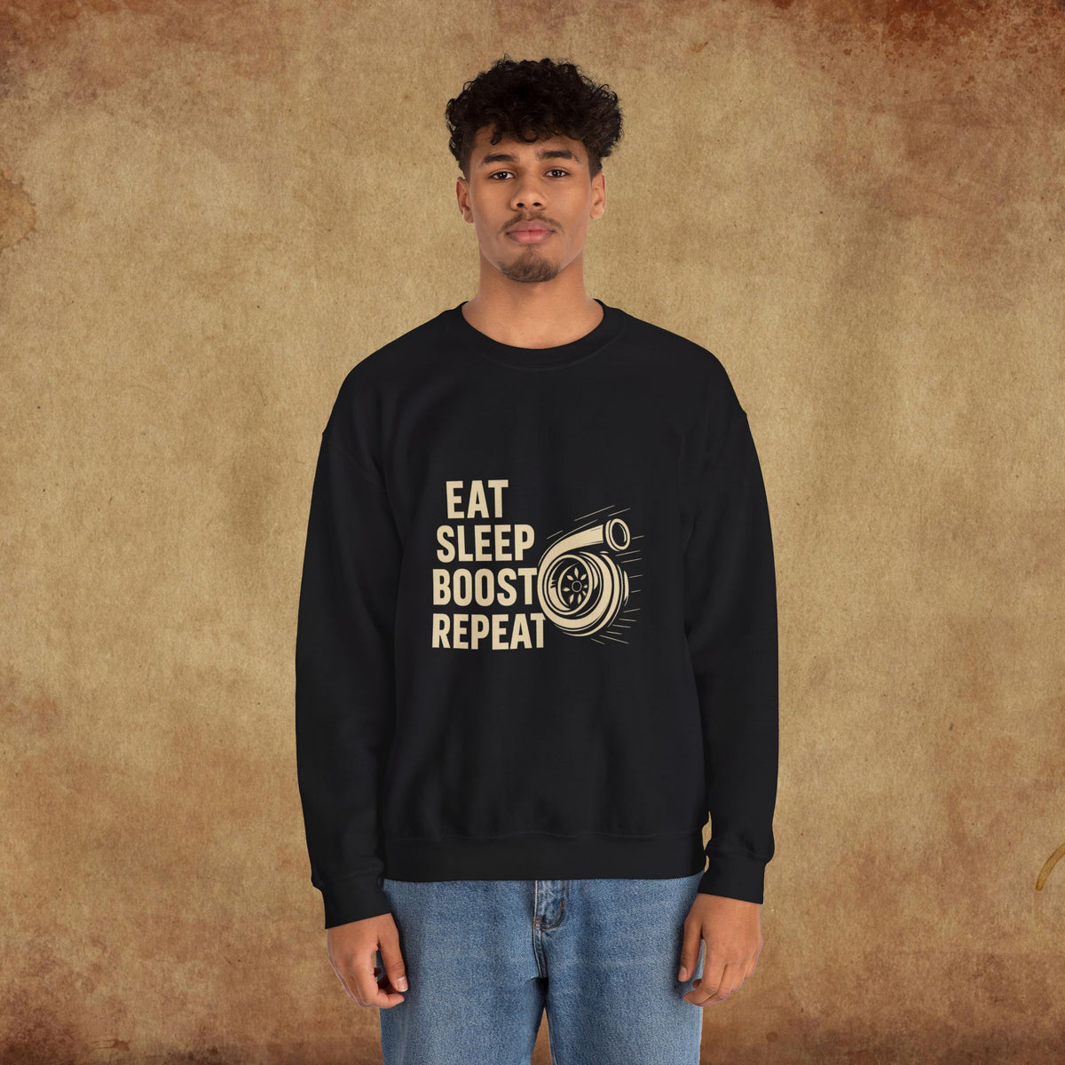 Eat Sleep Boost Repeat Crewneck Sweatshirt