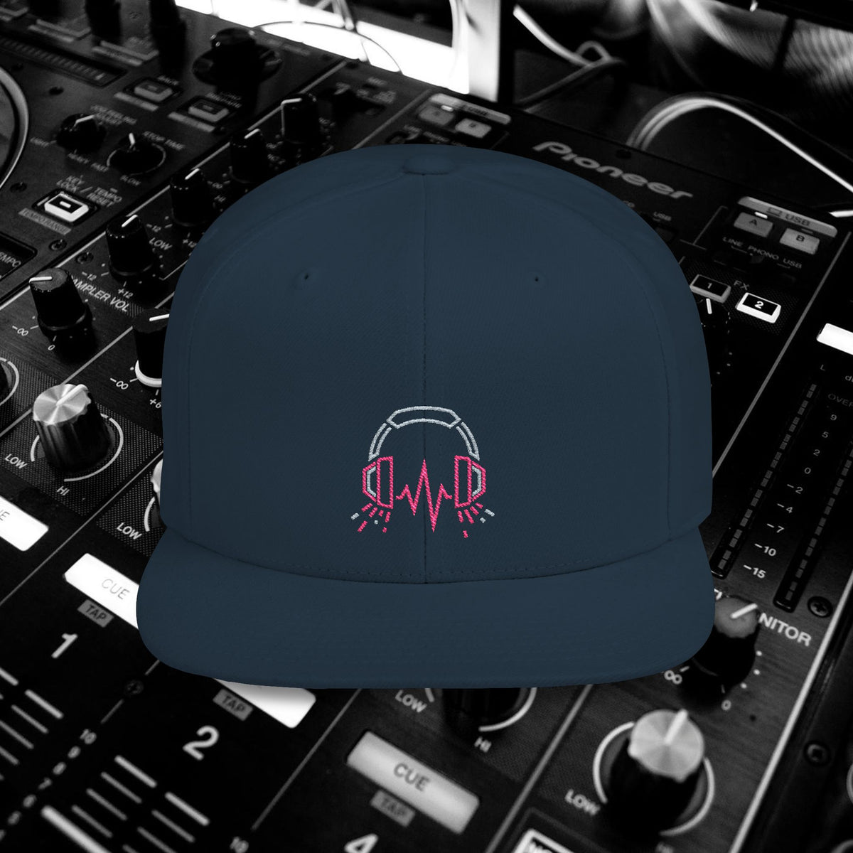 DJ Pulse Flat Bill Snapback Beatwave Cap