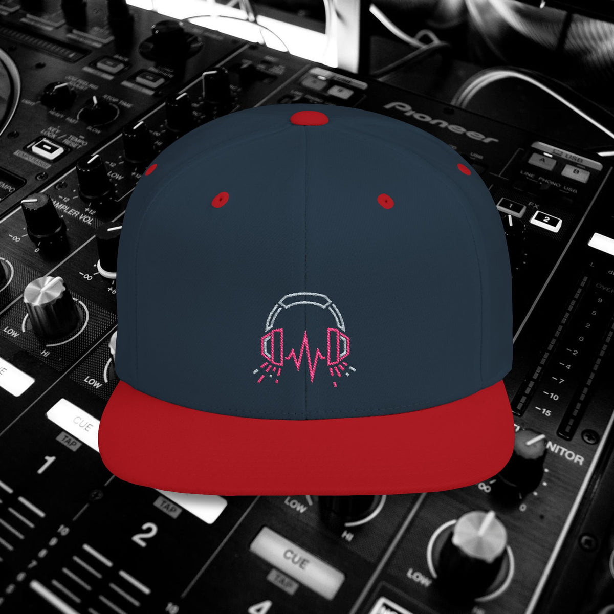 DJ Pulse Flat Bill Snapback Beatwave Cap
