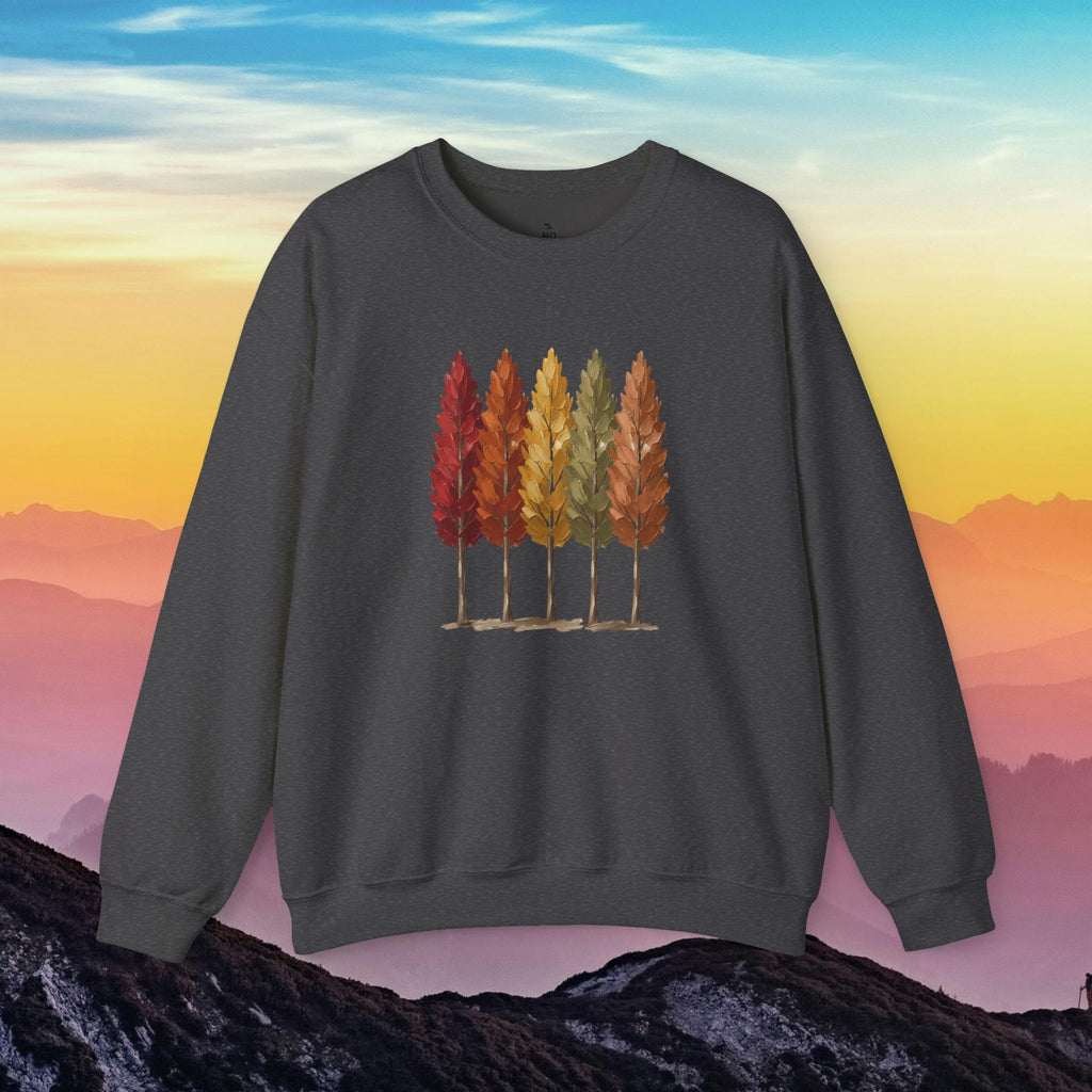 Fall Trees Sweatshirt |  Autumn Harvest Crewneck