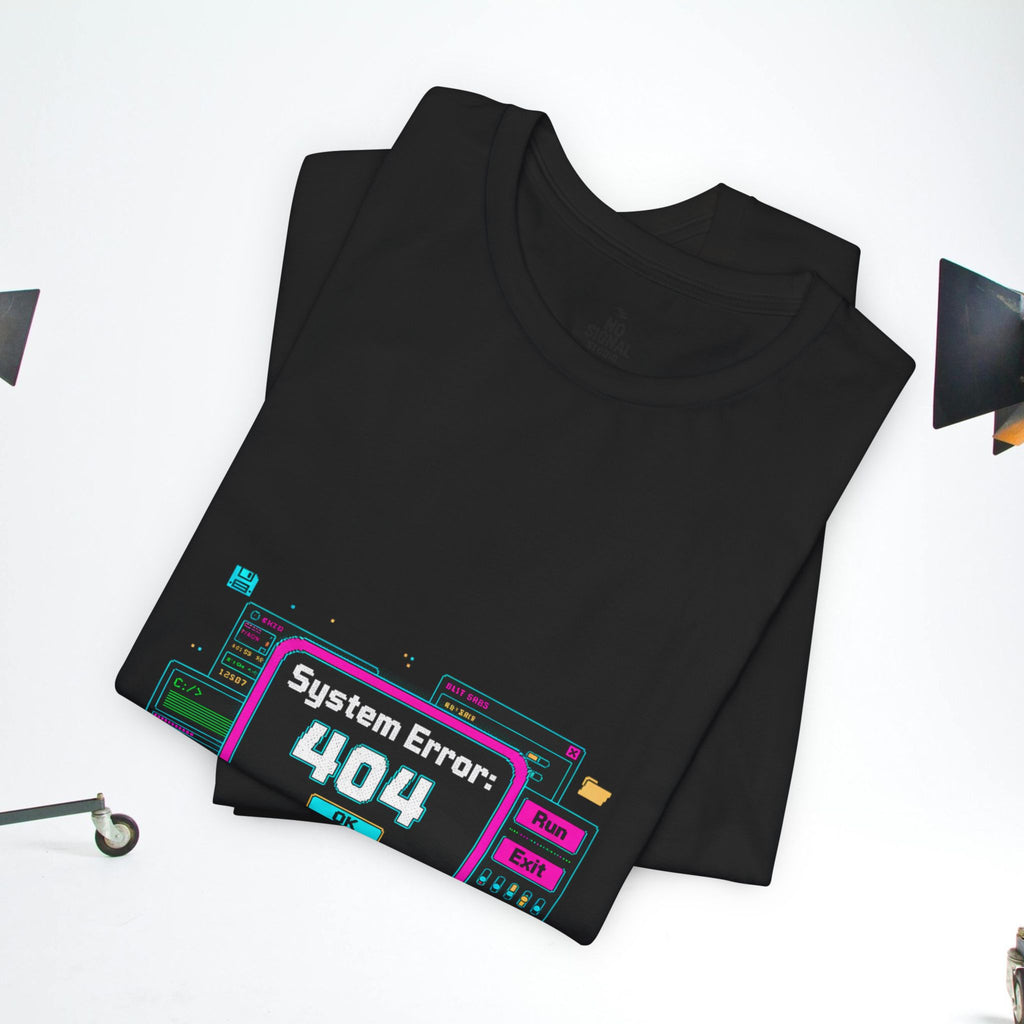 System 404| Retro OS Error Shirt