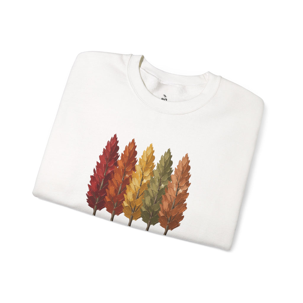 Fall Trees Sweatshirt |  Autumn Harvest Crewneck
