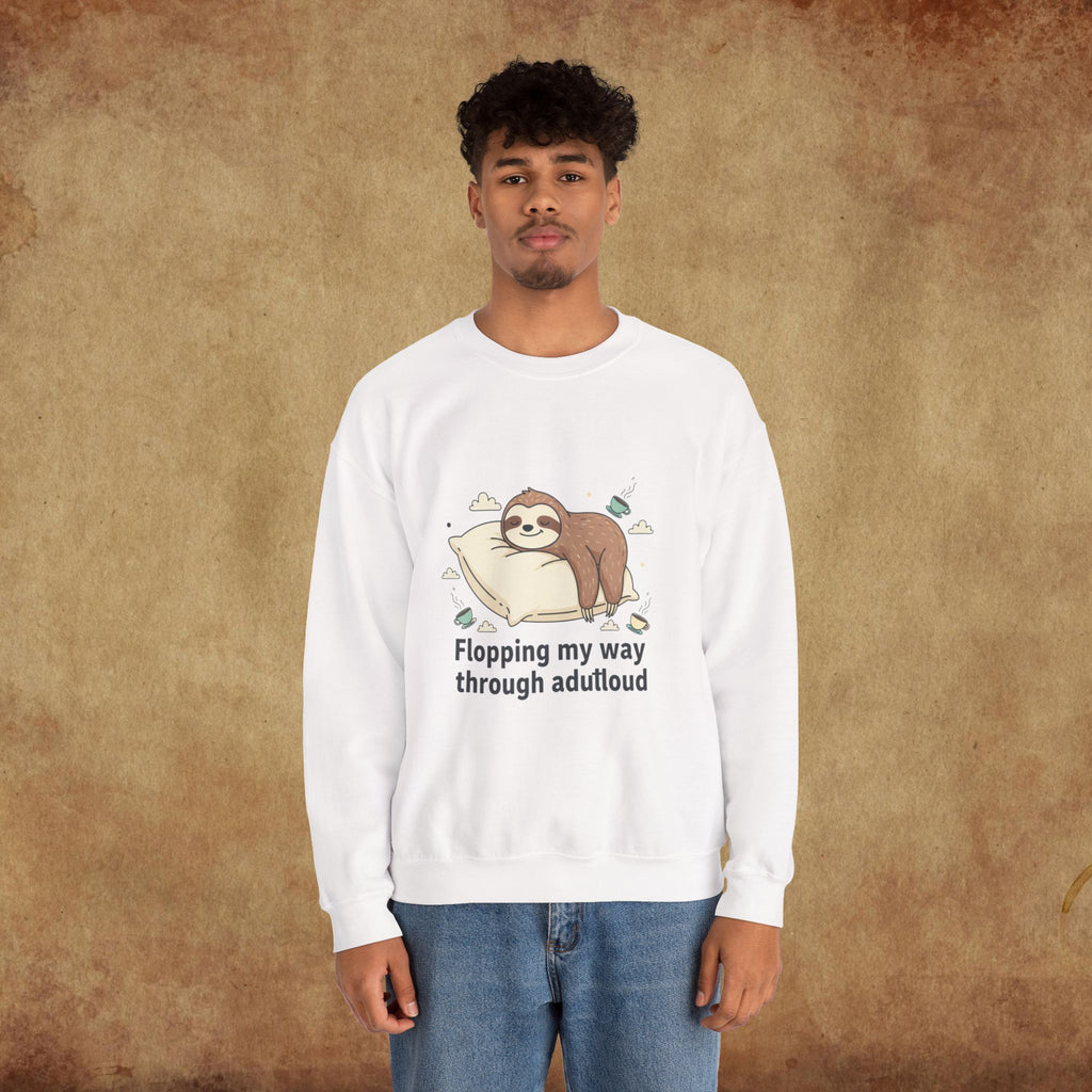 Flopping My Way Through Adulthood Sweatshirt