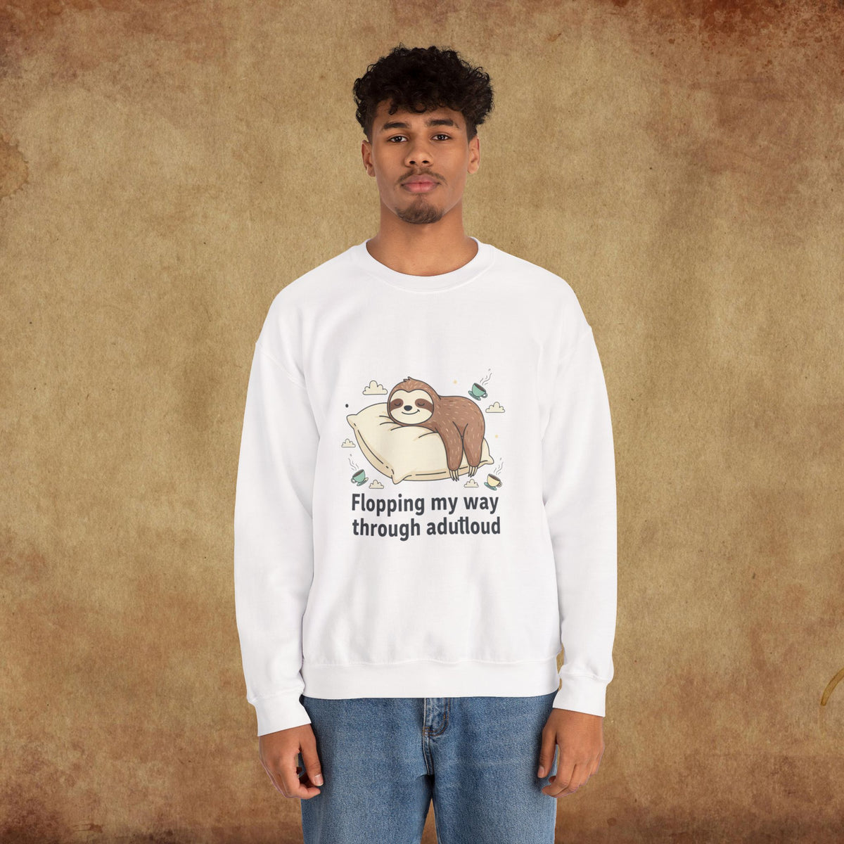 Flopping My Way Through Adulthood Sweatshirt