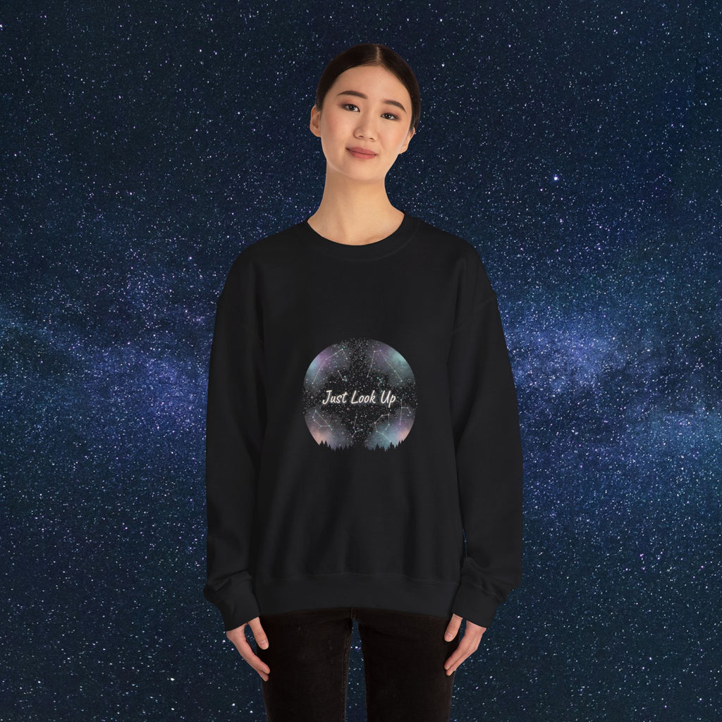 Just look up || Crewneck Sweatshirt