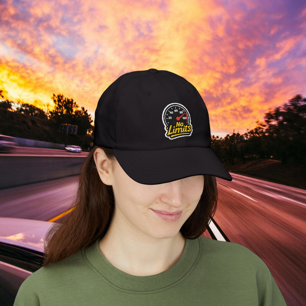 No Limits Dad Cap — Speedometer Hat